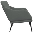 vidaXL sötétszürke szövetpad 110 x 76 x 80 cm