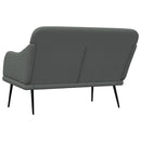 vidaXL sötétszürke szövetpad 110 x 76 x 80 cm