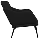 vidaXL fekete szövetpad 110 x 76 x 80 cm