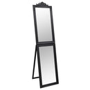 vidaXL fekete szabadon álló tükör 45x180 cm