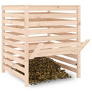 vidaXL tömör fenyőfa komposztáló 82,5x82,5x99,5 cm