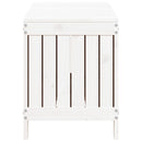 vidaXL fehér tömör fenyőfa kerti tárolóláda 108x42,5x54 cm