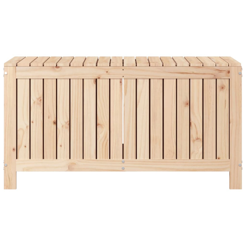 vidaXL tömör fenyőfa kerti tárolóláda 115x49x60 cm