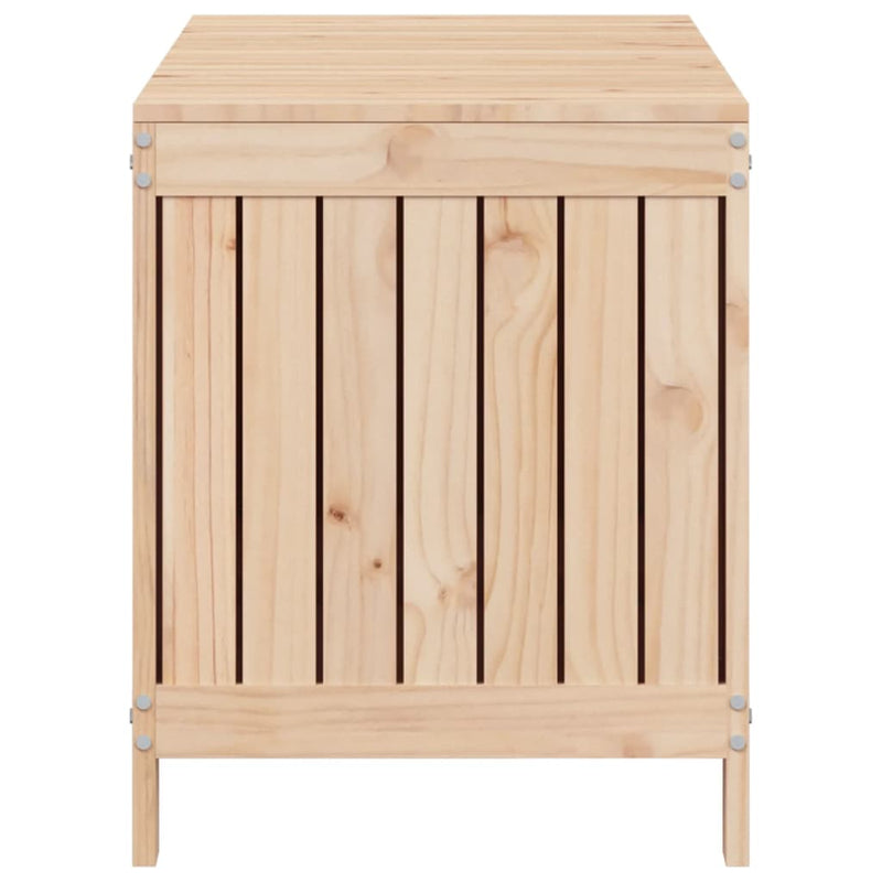 vidaXL tömör fenyőfa kerti tárolóláda 115x49x60 cm