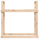 vidaXL tömör fenyőfa tűzifatartó állvány 110x35x108,5 cm