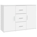 vidaXL fehér szerelt fa tálalószekrény 91x29,5x65 cm