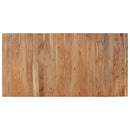 vidaXL fekete tömör akácfa étkezőasztal 180 x 90 x 77 cm