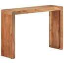 vidaXL tömör akácfa tálalóasztal 110x30x76 cm