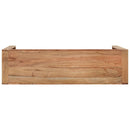 vidaXL tömör akácfa tálalóasztal 110x30x76 cm