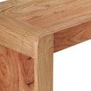 vidaXL tömör akácfa tálalóasztal 110x30x76 cm