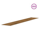 vidaXL barna fa megjelenésű PVC fali panel 2,06 m²