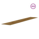 vidaXL barna fa megjelenésű PVC fali panel 2,06 m²