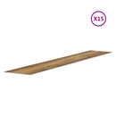 vidaXL barna fa megjelenésű PVC fali panel 2,06 m²