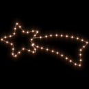 vidaXL 3 db meleg fehér karácsonyi üstökös 48 LED-del 65 x 28 cm