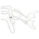 vidaXL 2 db meleg fehér karácsonyi rénszarvas forma 73 x 31 x 45 cm