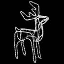 vidaXL 3 db hideg fehér karácsonyi rénszarvas forma 76 x 42 x 87 cm