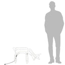 vidaXL 3 db hideg fehér karácsonyi rénszarvas forma 73 x 31 x 45 cm