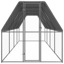 vidaXL kültéri horganyzott acél tyúkól 2x8x2 m