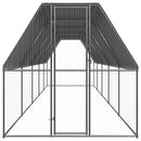 vidaXL kültéri horganyzott acél tyúkól 2x10x2 m