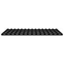 vidaXL fekete tömör fenyőfa ágykeret 200 x 200 cm