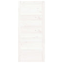 vidaXL fehér tömör fenyőfa istálló stílusú ajtó 90x1,8x204,5 cm