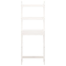 vidaXL fehér fenyőfa fürdőszoba állvány 63x26x171 cm