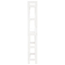 vidaXL fehér fenyőfa fürdőszoba állvány 63x26x171 cm