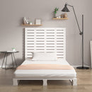 vidaXL fehér tömör fenyőfa fali fejtámla 106 x 3 x 91,5 cm