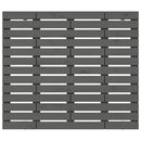 vidaXL szürke tömör fenyőfa fali fejtámla 106 x 3 x 91,5 cm