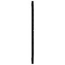 vidaXL fekete tömör fenyőfa fali fejtámla 106 x 3 x 91,5 cm