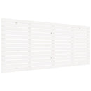 vidaXL fehér tömör fenyőfa fali fejtámla 206 x 3 x 91,5 cm