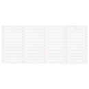 vidaXL fehér tömör fenyőfa fali fejtámla 206 x 3 x 91,5 cm