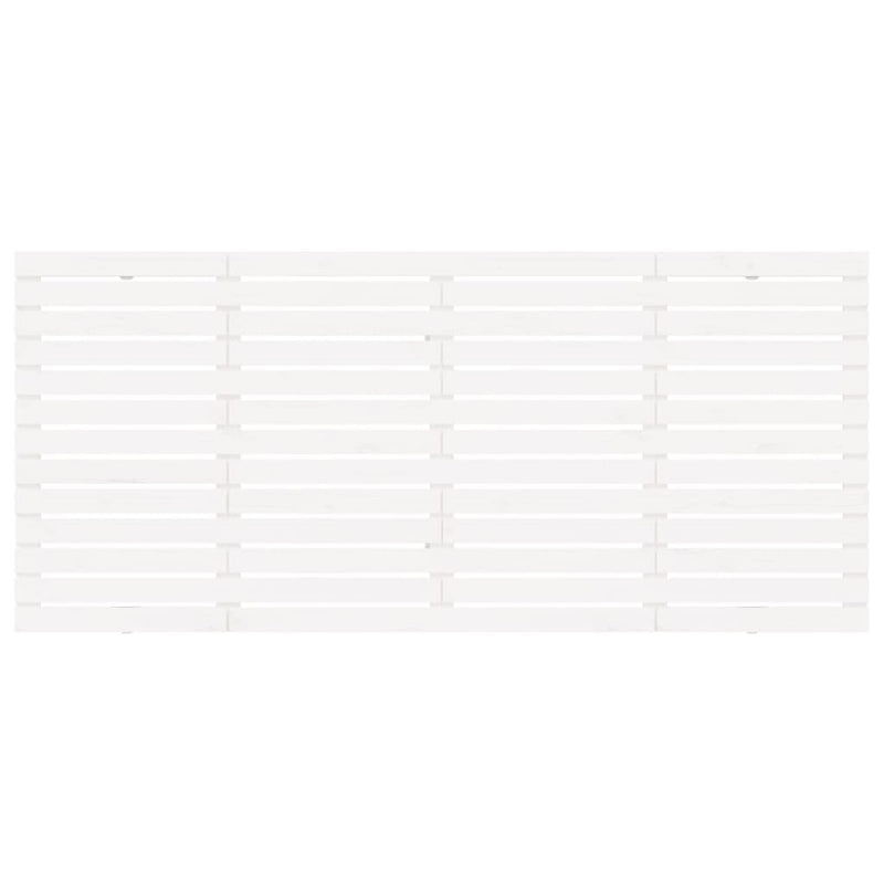 vidaXL fehér tömör fenyőfa fali fejtámla 206 x 3 x 91,5 cm