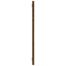 vidaXL mézbarna tömör fenyőfa fali fejtámla 206 x 3 x 91,5 cm