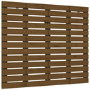 vidaXL mézbarna tömör fenyőfa fali fejtámla 96 x 3 x 91,5 cm