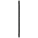 vidaXL fekete tömör fenyőfa fali fejtámla 96 x 3 x 91,5 cm