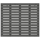 vidaXL szürke tömör fenyőfa fali fejtámla 126 x 3 x 91,5 cm