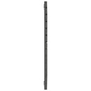 vidaXL szürke tömör fenyőfa fali fejtámla 126 x 3 x 91,5 cm