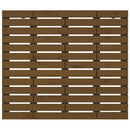 vidaXL mézbarna tömör fenyőfa fali fejtámla 126 x 3 x 91,5 cm