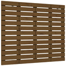 vidaXL mézbarna tömör fenyőfa fali fejtámla 146 x 3 x 91,5 cm