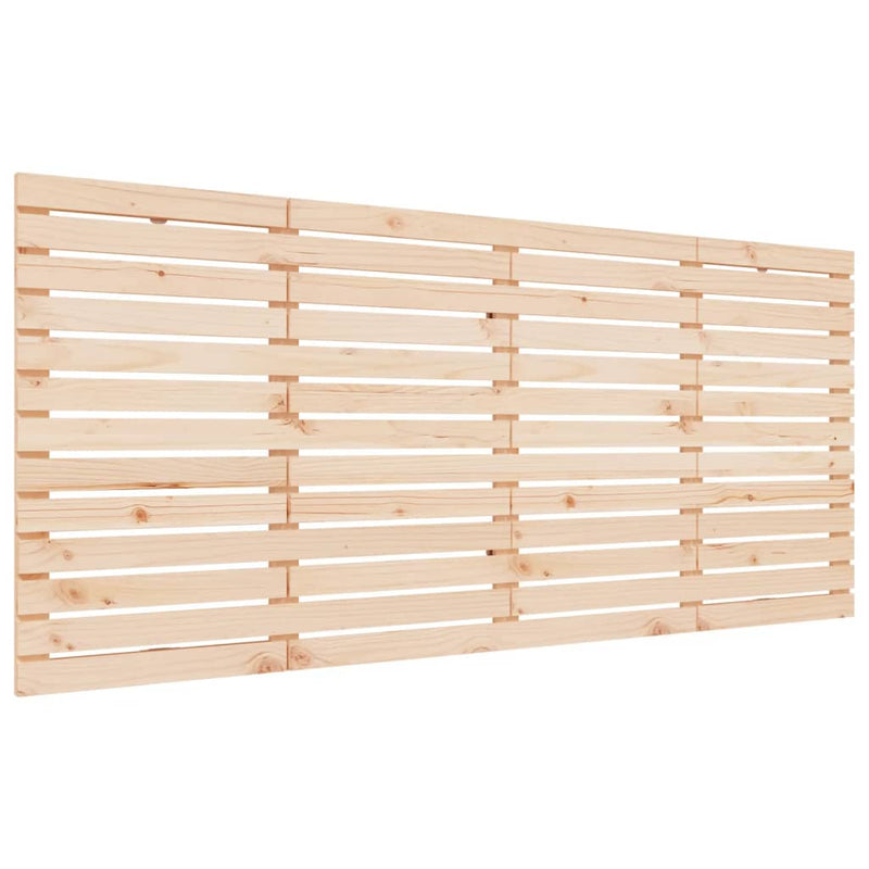 vidaXL tömör fenyőfa fali fejtámla 156 x 3 x 91,5 cm
