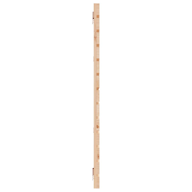 vidaXL tömör fenyőfa fali fejtámla 156 x 3 x 91,5 cm
