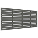 vidaXL szürke tömör fenyőfa fali fejtámla 156 x 3 x 91,5 cm