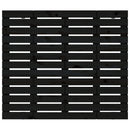 vidaXL fekete tömör fenyőfa fali fejtámla 81 x 3 x 91,5 cm
