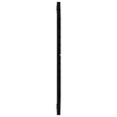 vidaXL fekete tömör fenyőfa fali fejtámla 81 x 3 x 91,5 cm
