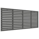 vidaXL szürke tömör fenyőfa fali fejtámla 166 x 3 x 91,5 cm