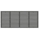 vidaXL szürke tömör fenyőfa fali fejtámla 166 x 3 x 91,5 cm