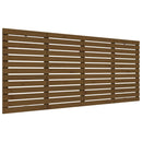 vidaXL mézbarna tömör fenyőfa fali fejtámla 166 x 3 x 91,5 cm