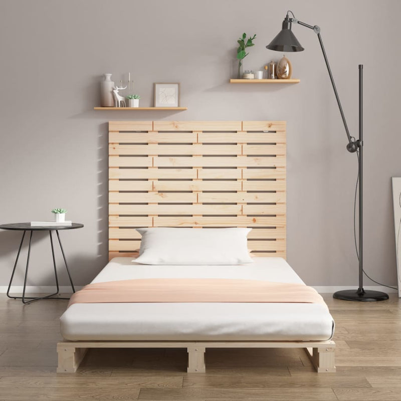 vidaXL tömör fenyőfa fali fejtámla 141 x 3 x 91,5 cm