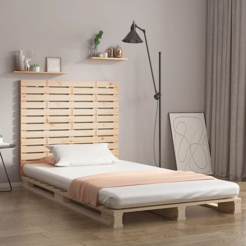 vidaXL tömör fenyőfa fali fejtámla 141 x 3 x 91,5 cm